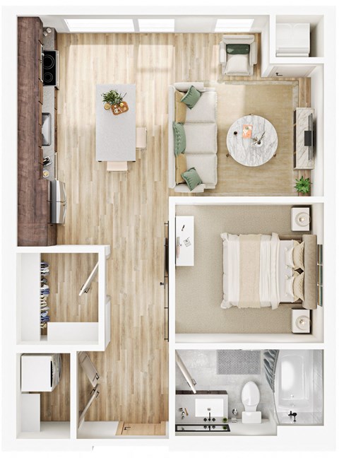 1 bed 1 bath C at The Mera, St Louis Park, MN 55426